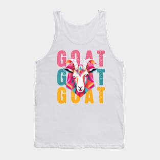 Cute Goat minimalist style art Tank Top